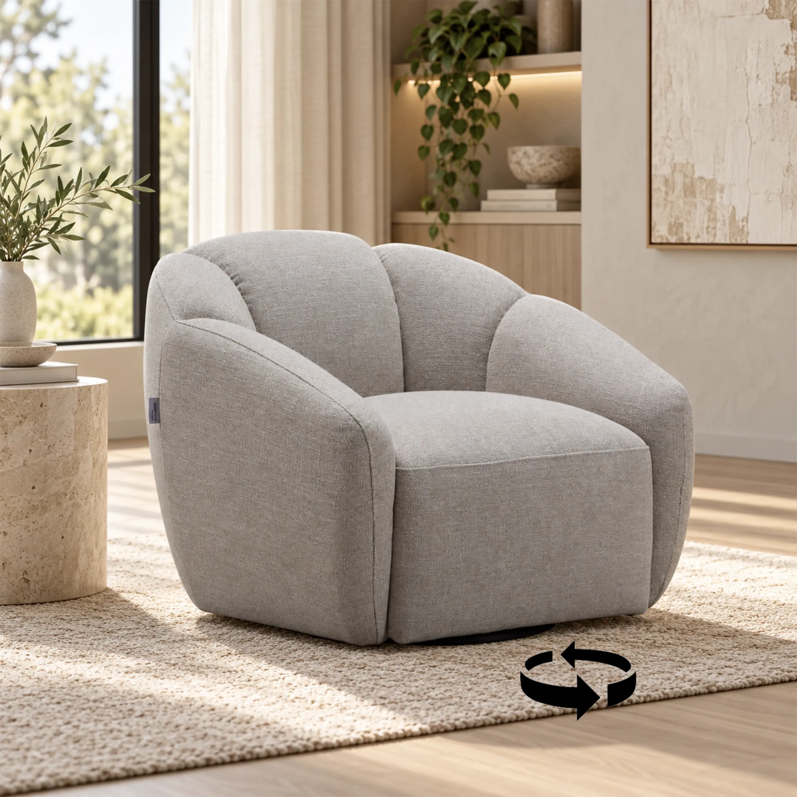 Hilton Swivel Single Chair Hilton Swivel Single Chair - Image 1