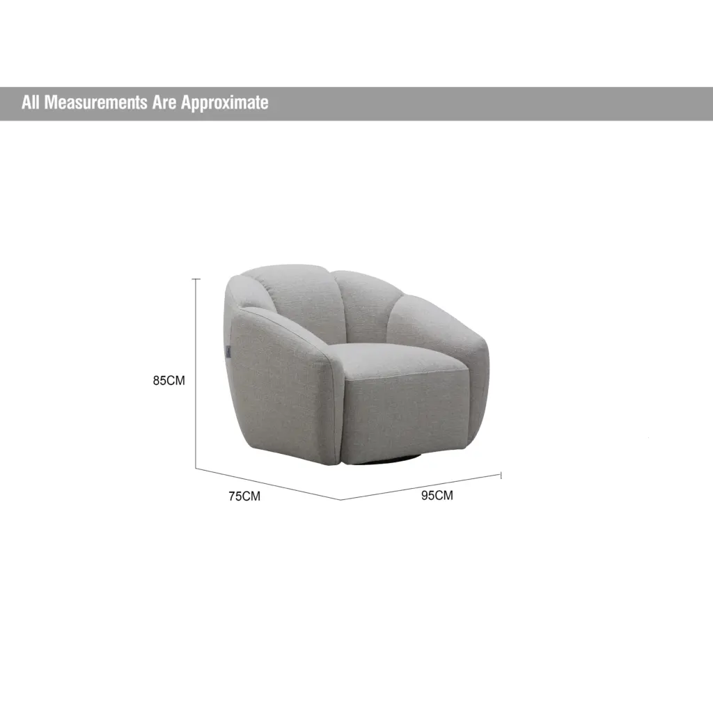 Hilton Swivel Single Chair Hilton Swivel Single Chair - Thumbnail Image 9