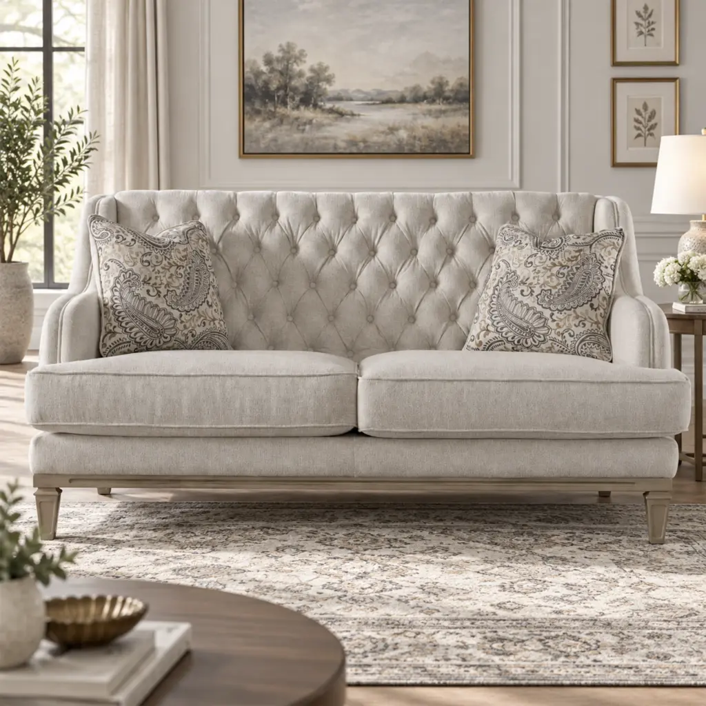 Mehnaz 2 Seater Sofa Mehnaz 2 Seater Sofa - Thumbnail Image 1