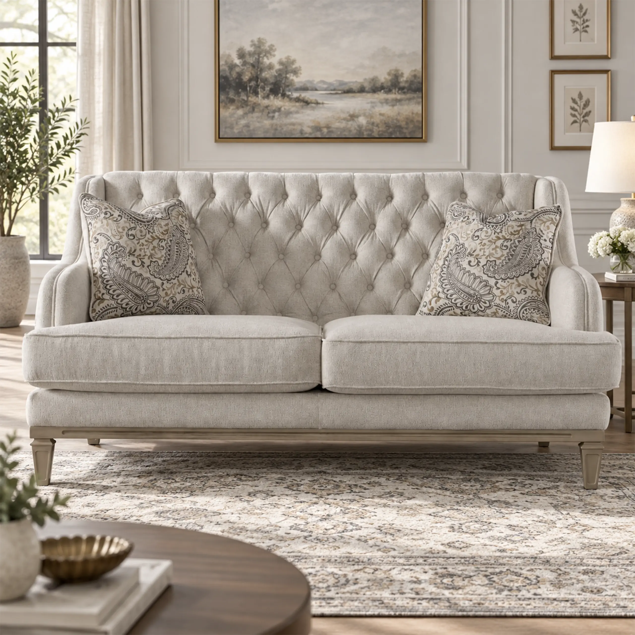 Mehnaz 2 Seater Sofa Mehnaz 2 Seater Sofa - Image 1