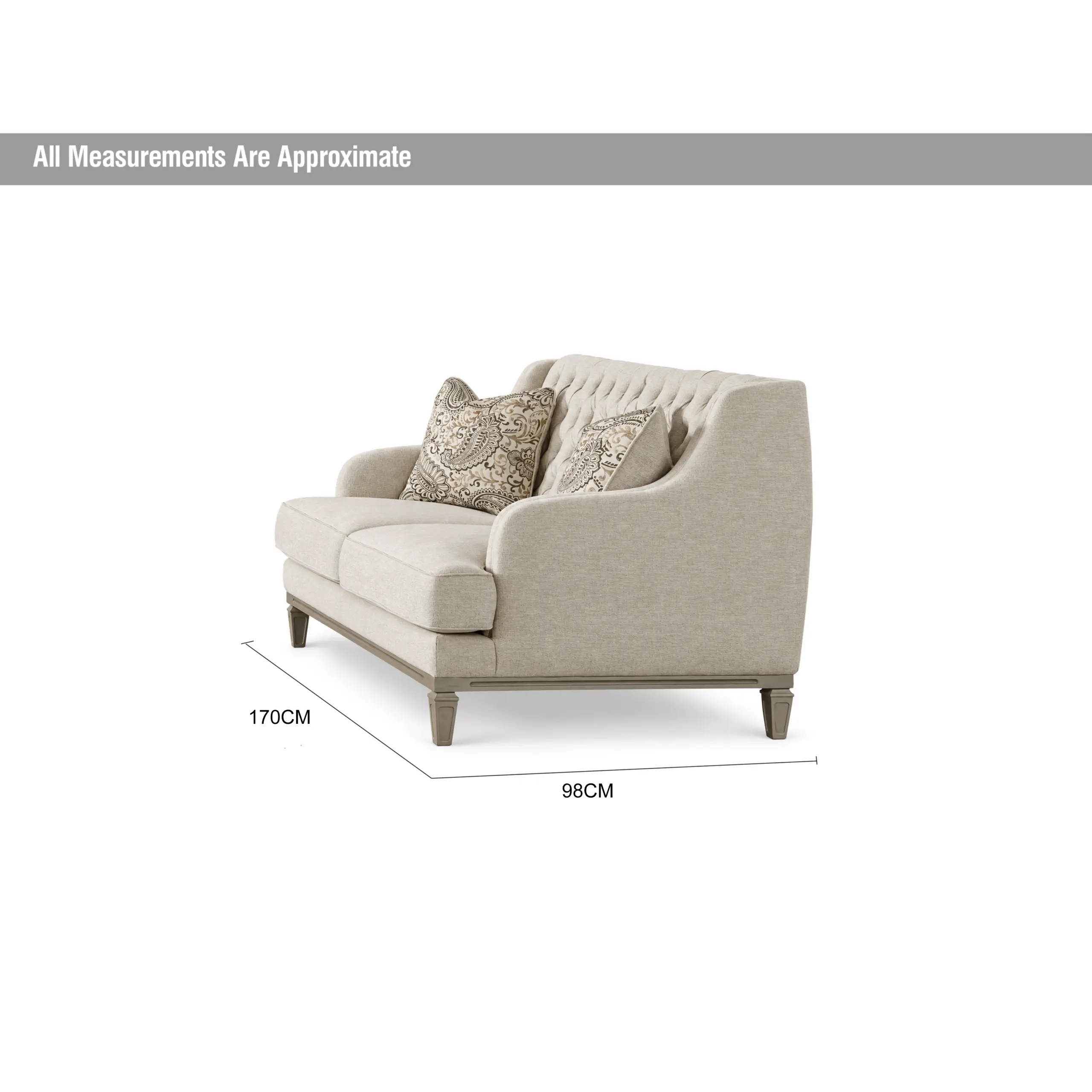 Mehnaz 2 Seater Sofa Mehnaz 2 Seater Sofa - Image 4