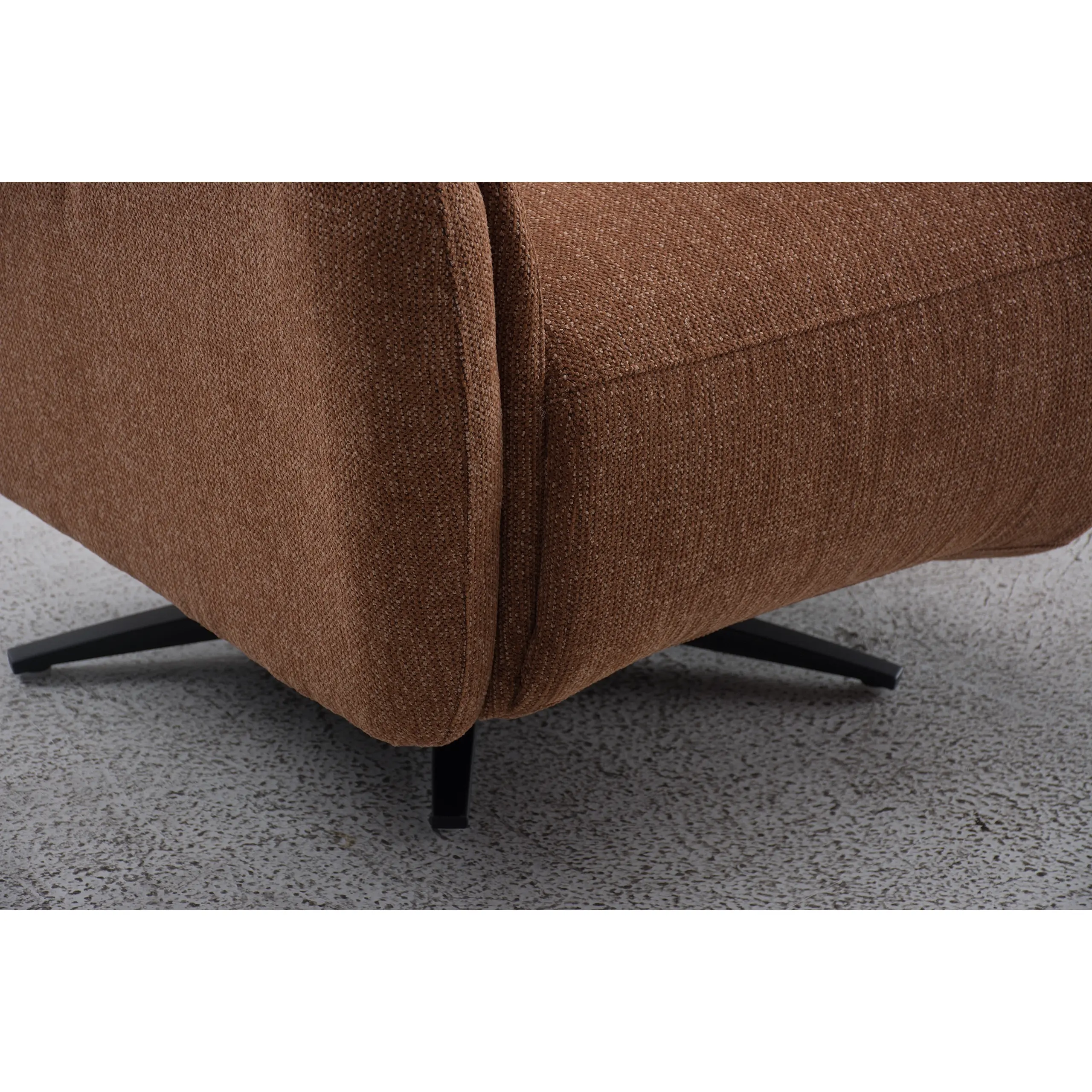 Quatro Swivel Chair with Power Recliner - Rust Quatro Swivel Chair with Power Recliner - Rust - Image 9