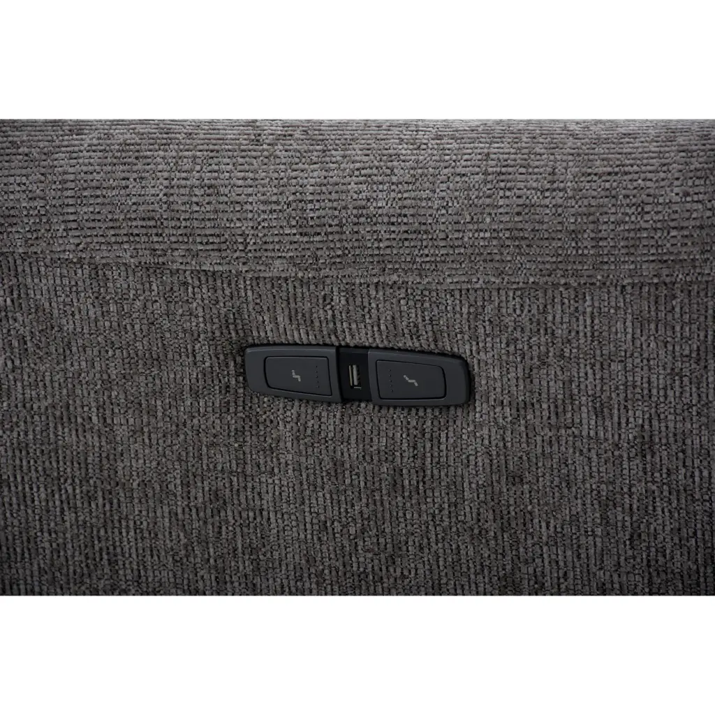 Quatro Swivel Chair with Power Recliner - Dark Grey Quatro Swivel Chair with Power Recliner - Dark Grey - Thumbnail Image 7