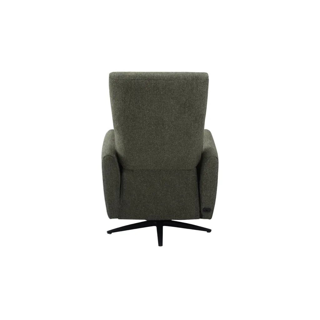 Quatro Swivel Chair with Power Recliner - Olive Green Quatro Swivel Chair with Power Recliner - Olive Green - Thumbnail Image 6