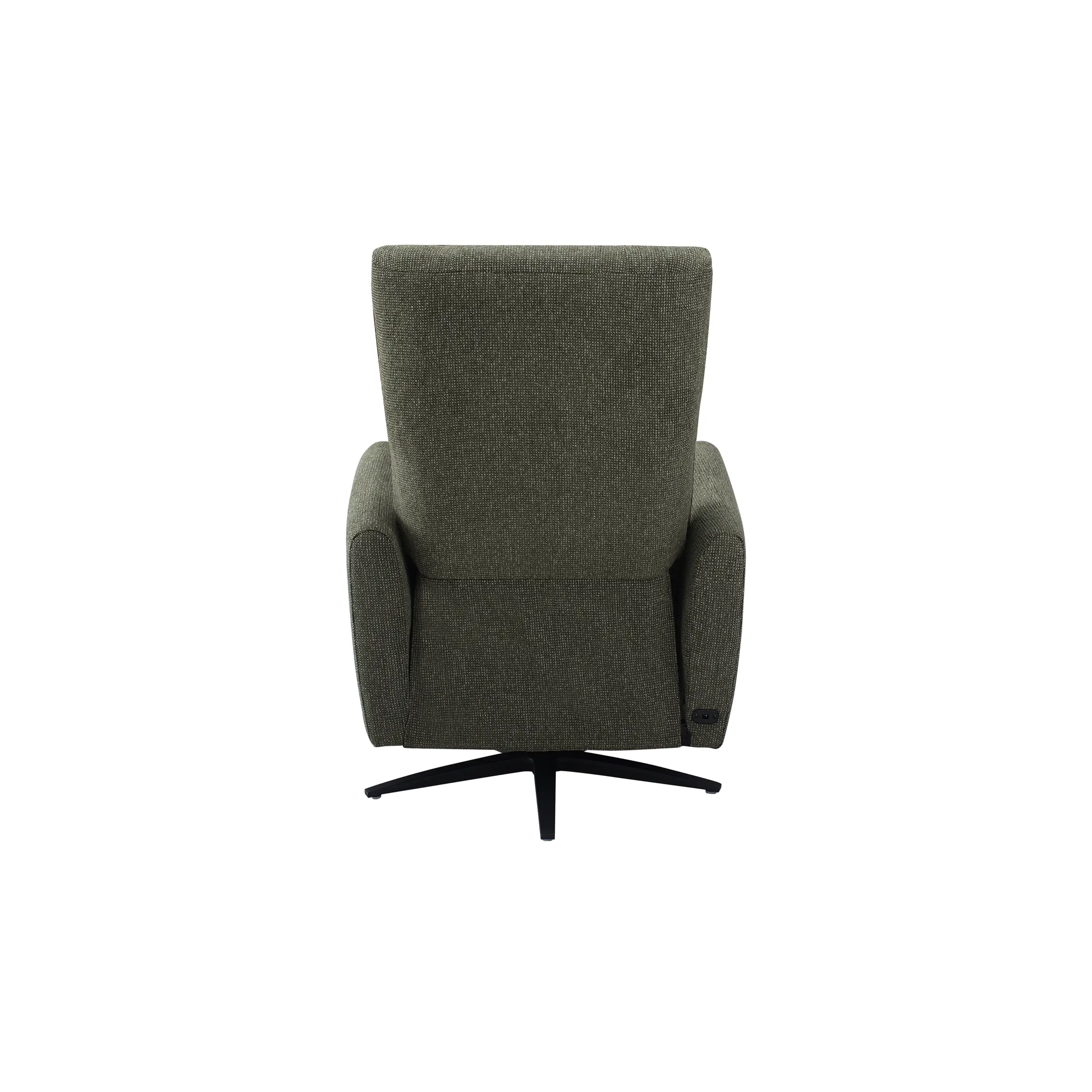Quatro Swivel Chair with Power Recliner - Olive Green Quatro Swivel Chair with Power Recliner - Olive Green - Image 6