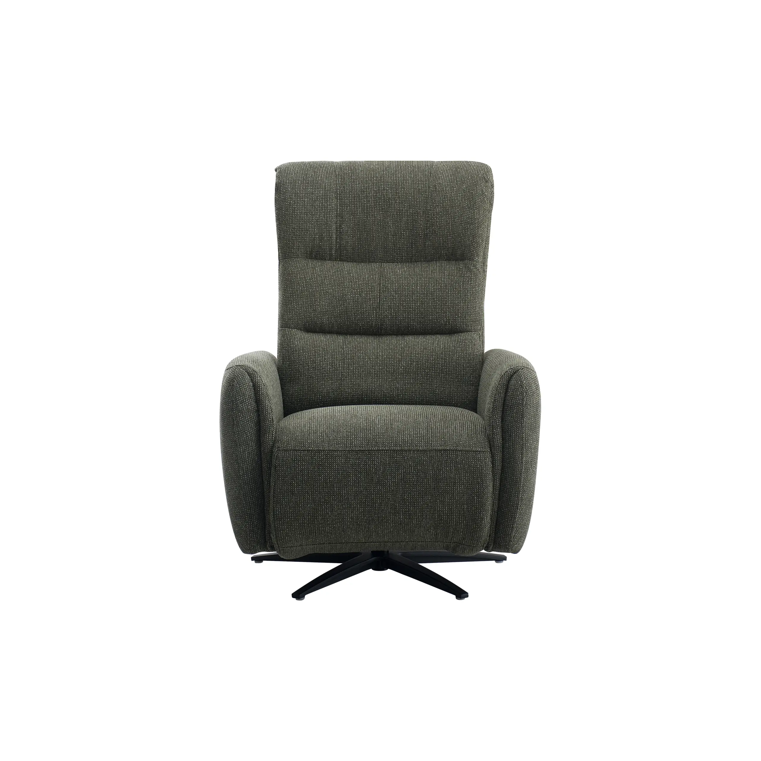 Quatro Swivel Chair with Power Recliner - Olive Green Quatro Swivel Chair with Power Recliner - Olive Green - Image 2