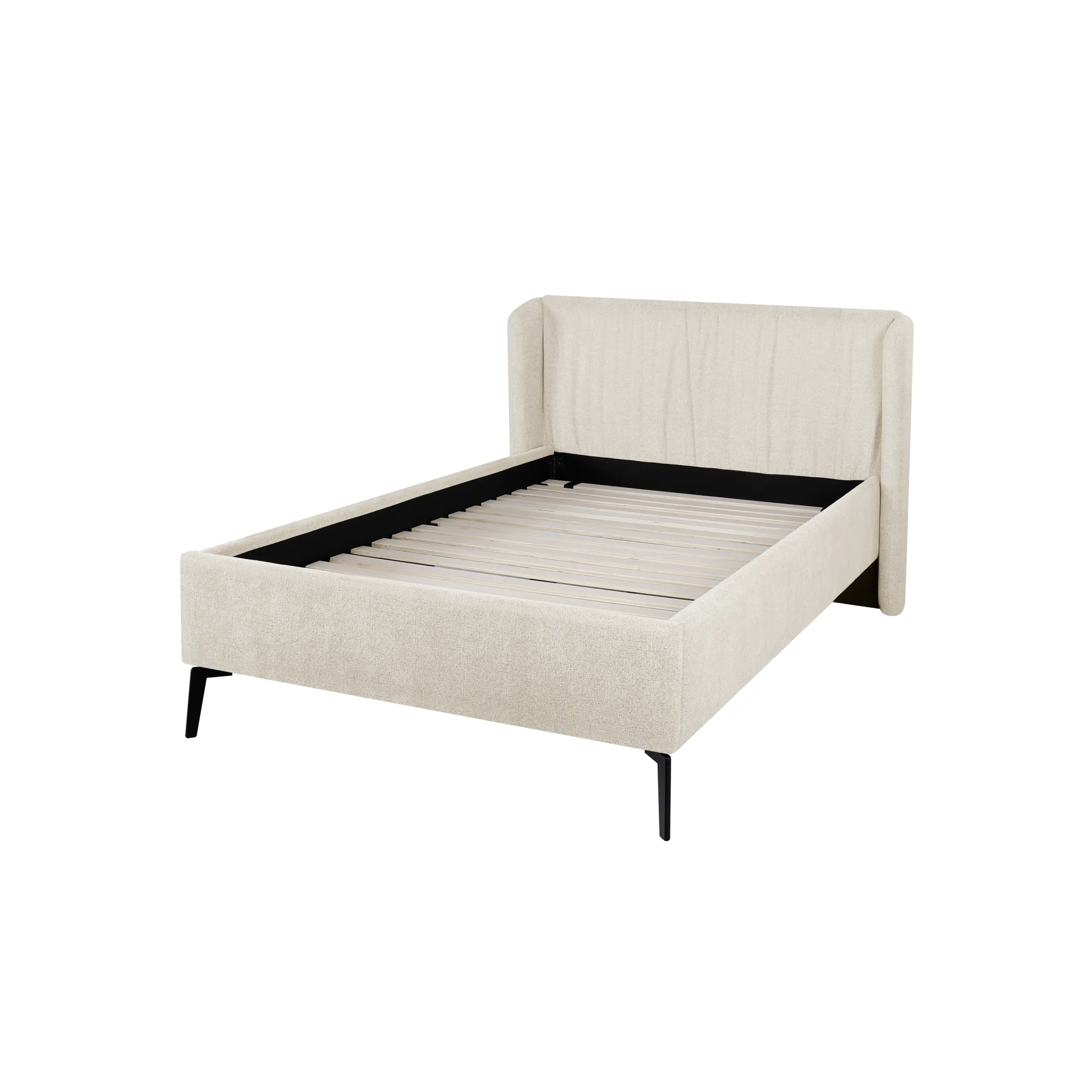 Roma Single Bed Beige 3 United Furniture