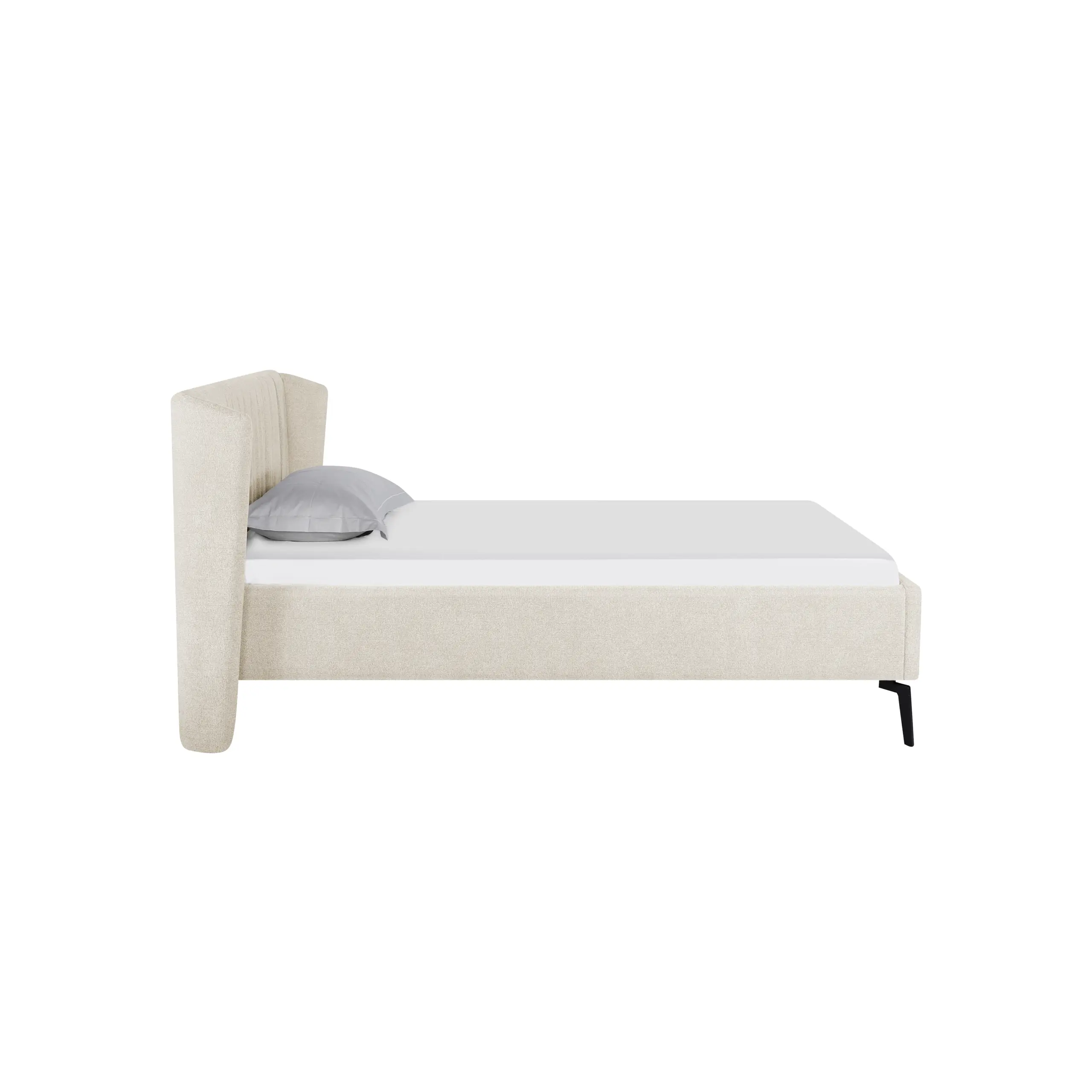 Roma Single Bed Beige 4 United Furniture