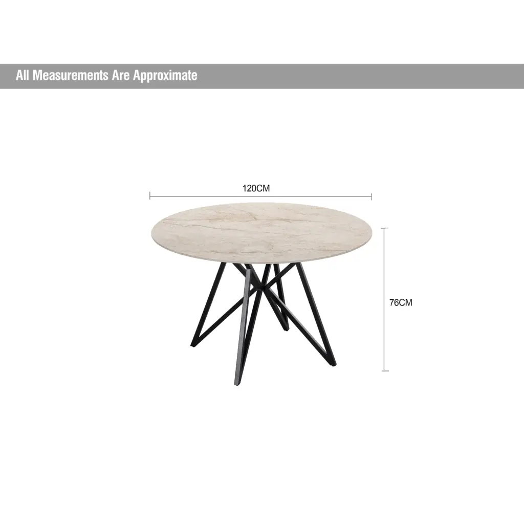 Willow Dining Table Dia United Furniture