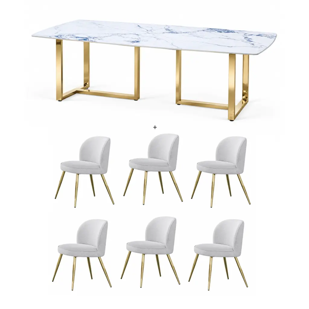 Garland 6 Seater Dining Set N United Furniture