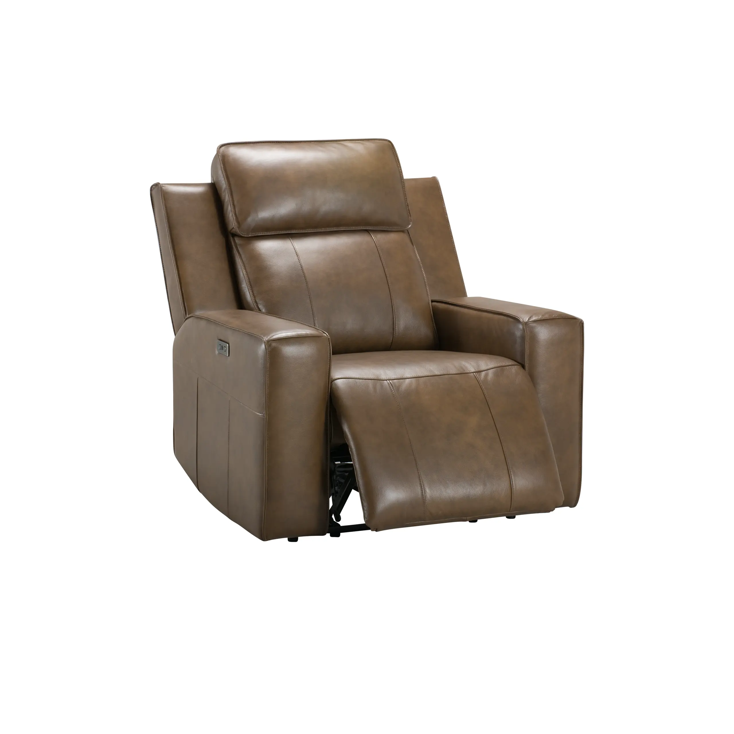 Leona Leather Single Seater with Power Recliner - Image 3