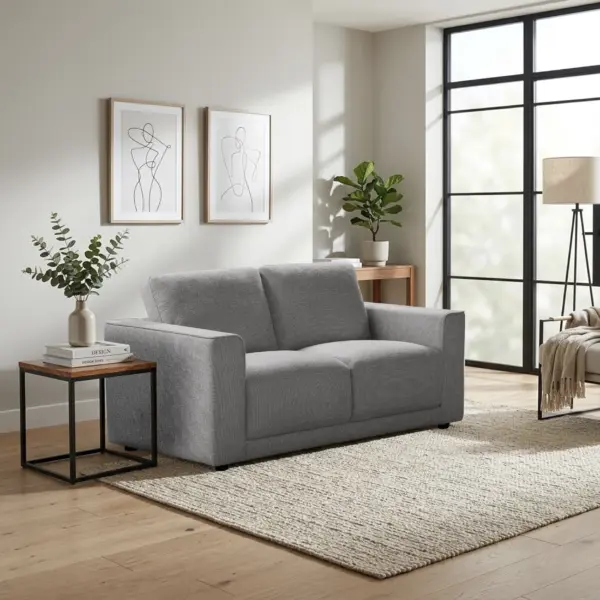 Sonett 2 Seater Sofa - Dark Grey